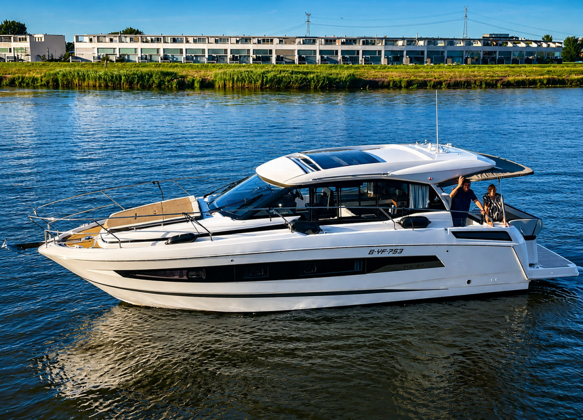 JEANNEAU NC37 met slechts 87 uur! Te koop